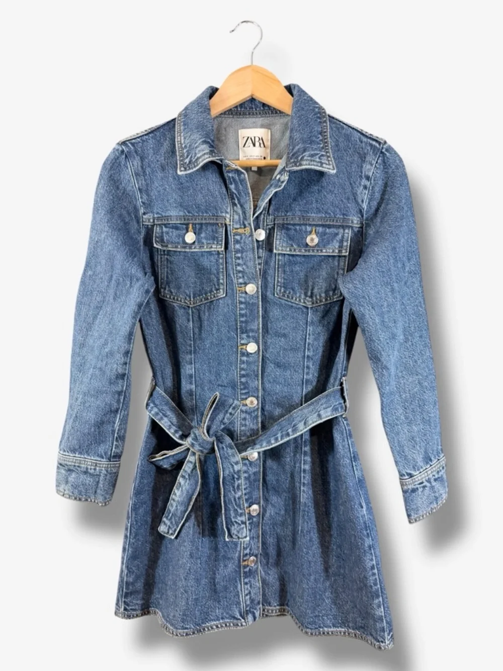 Zara | Dresses | Zara Denim Dress Size S Long Sleeve Button Front Belted Western Casual Boho | Poshmark Zara | Dresses | Zara Denim Dress Size S Long Sleeve Button Front Belted Western Casual Boho | Poshmark